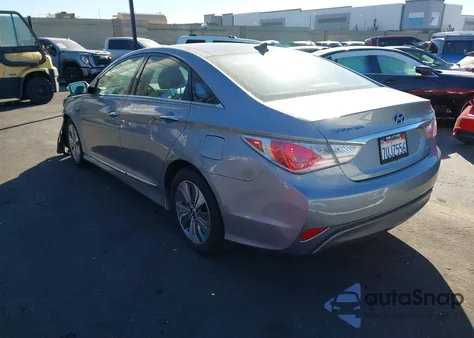 2014 Hyundai Sonata Hybrid Limited из США, поврежденный, VIN KMHEC4A45EA112053